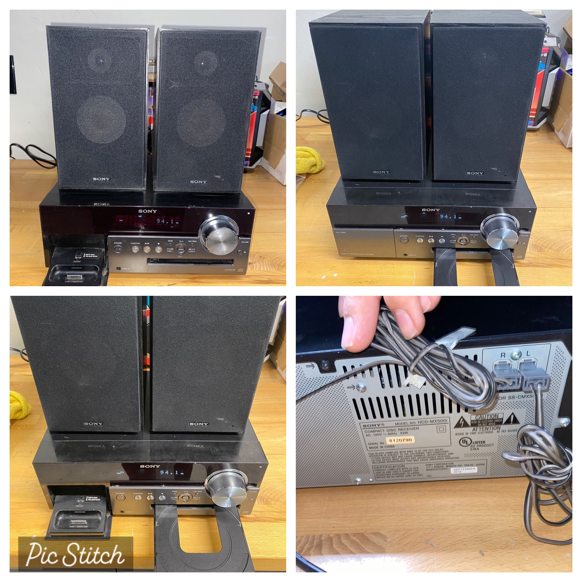 Sony Micro Stereo And CD Sound System (LOUD)
