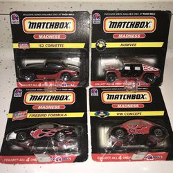 1998 Matchbox Madness Taco Bell Complete Set of Cars 