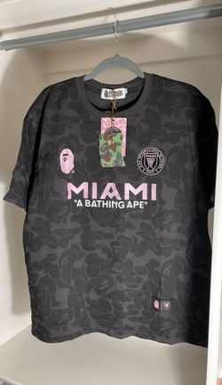 BAPE x Inter Miami CF Camo Tee Black