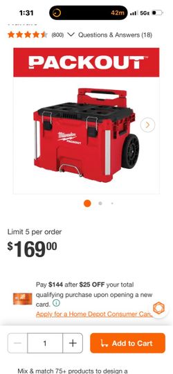 Milwaukee Packout Toolbox