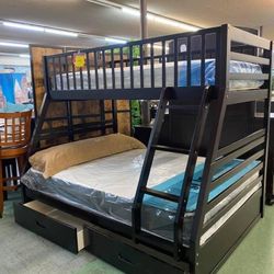 Solid Wood Bunk Beds 