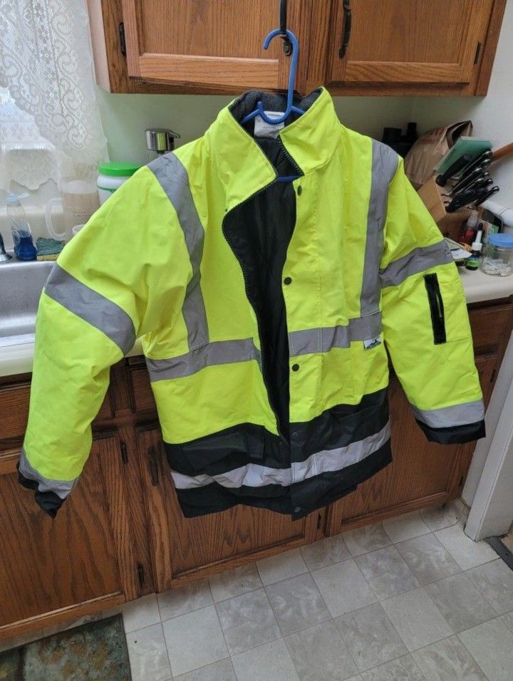 True Crest Safety Jacket. Reflective Size S