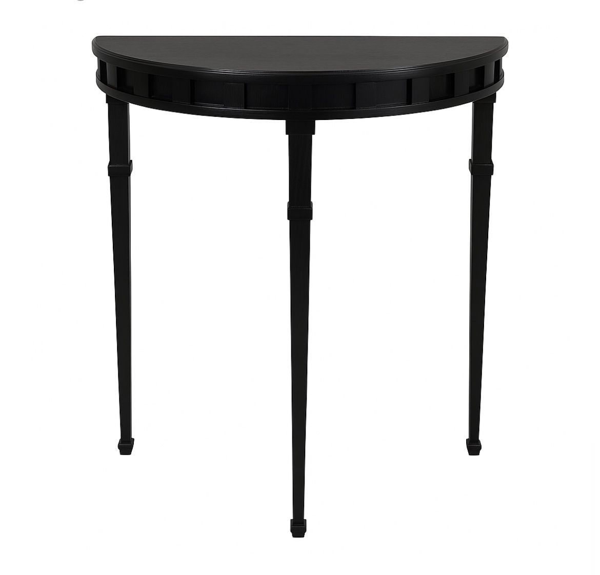 Halfmoon Console Table Black