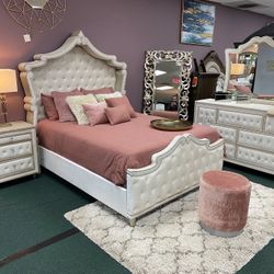 Princess Bed Set/  Bedroom Set- Same Day Delivery - No Credit Needed 