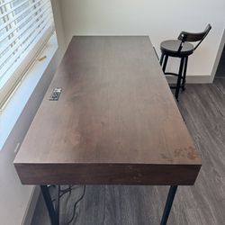 Office Table, Bar Stools, Office Chair, Small Dresser