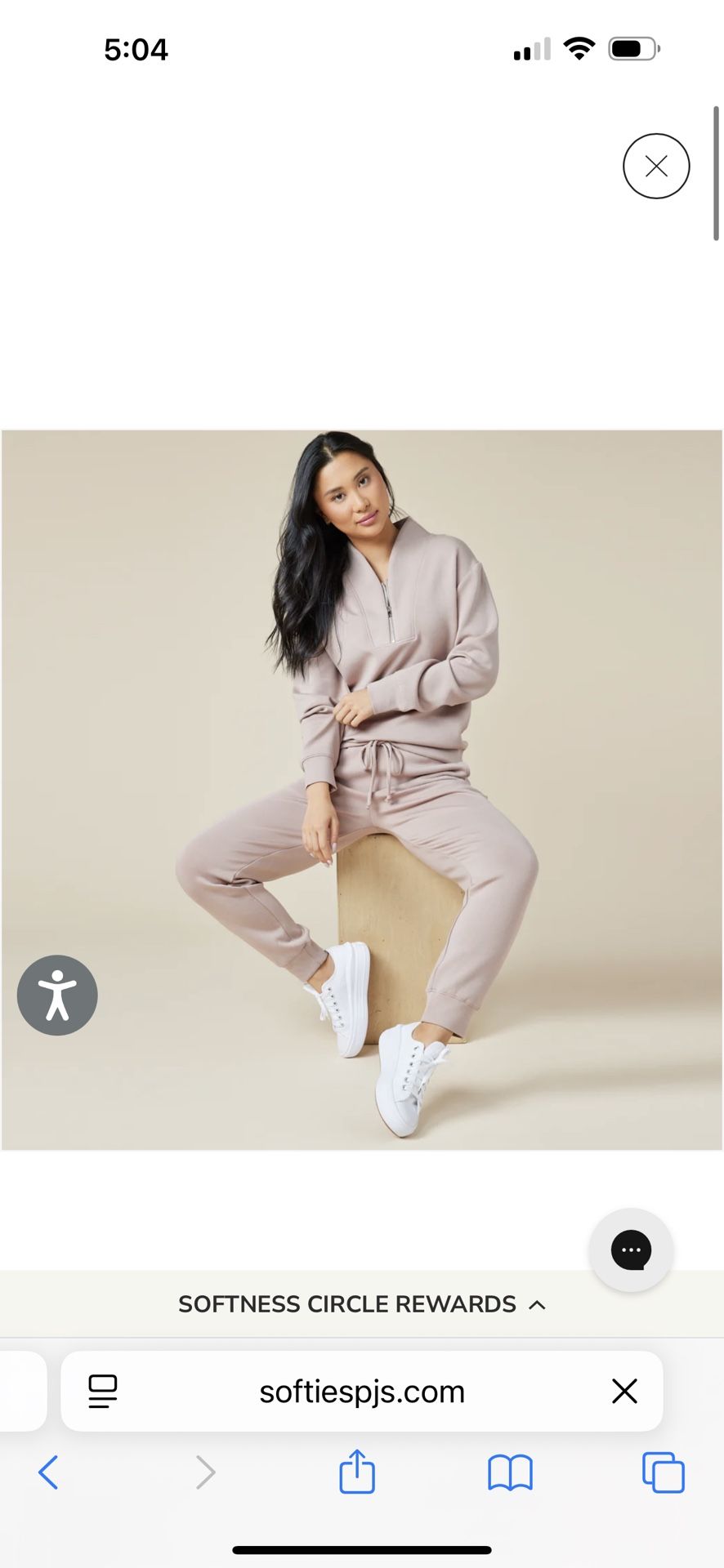 Softies Dreamtech 1/4 Zip Jogger Set