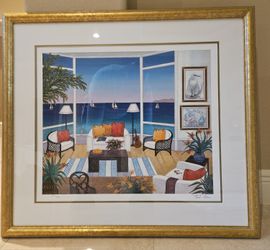 Signed Picture With Frame