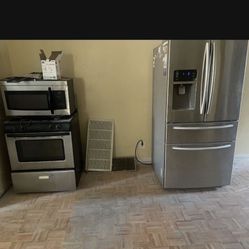 Kitchen Appliances Gas Stove Refrigerator 