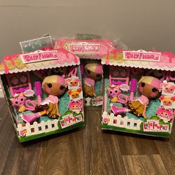 Lalaloopsy Silly Hair Scoops Waffle Cone cat 10th Anniversary playset brown