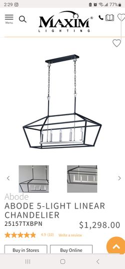 Abode 5-Light Linear Chandelier