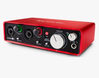Focusrite 2i2 - $100