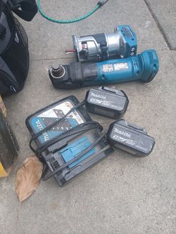 Makita and Dewalt Tools