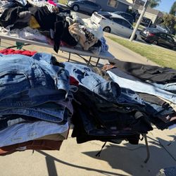 Yard Sale Clothes For Swap meet Resale 