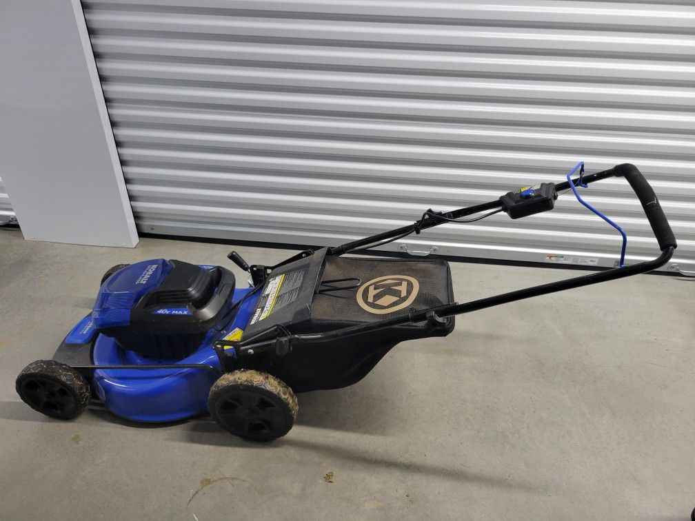 Kobalt 20-Inch Cordless Lawn Mower+Battery & Charger