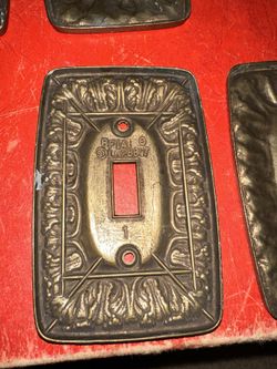 Set Of 4 Brass Kirsch Light Switch Covers