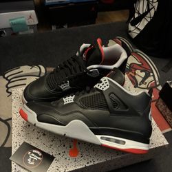 Jordan 4 Bred Reimagined Sz 12