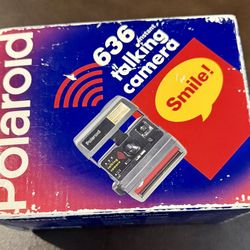 Vintage Polaroid 636 Instant Camera & Film