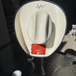 Justin Moore Hat With Signature