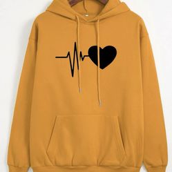 Yellow Hoodie Size M