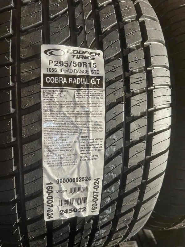 295/50/15 Brand New Tires