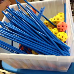 Plastic Fort building materials