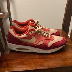 Nike Air max 1 (Red and Tan)