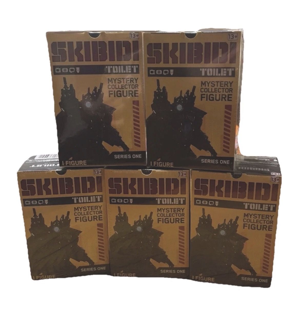 SKIBIDI TOILET Mystery Collector Figures Bundle 5 Boxes New Sealed Viral YouTube