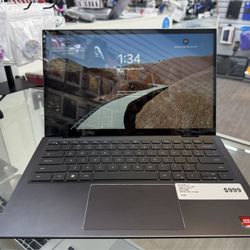Dell touch screen 360 flip laptop  windows 11 AMD Ryzen 5  256GB SSD storage  8GB ram  