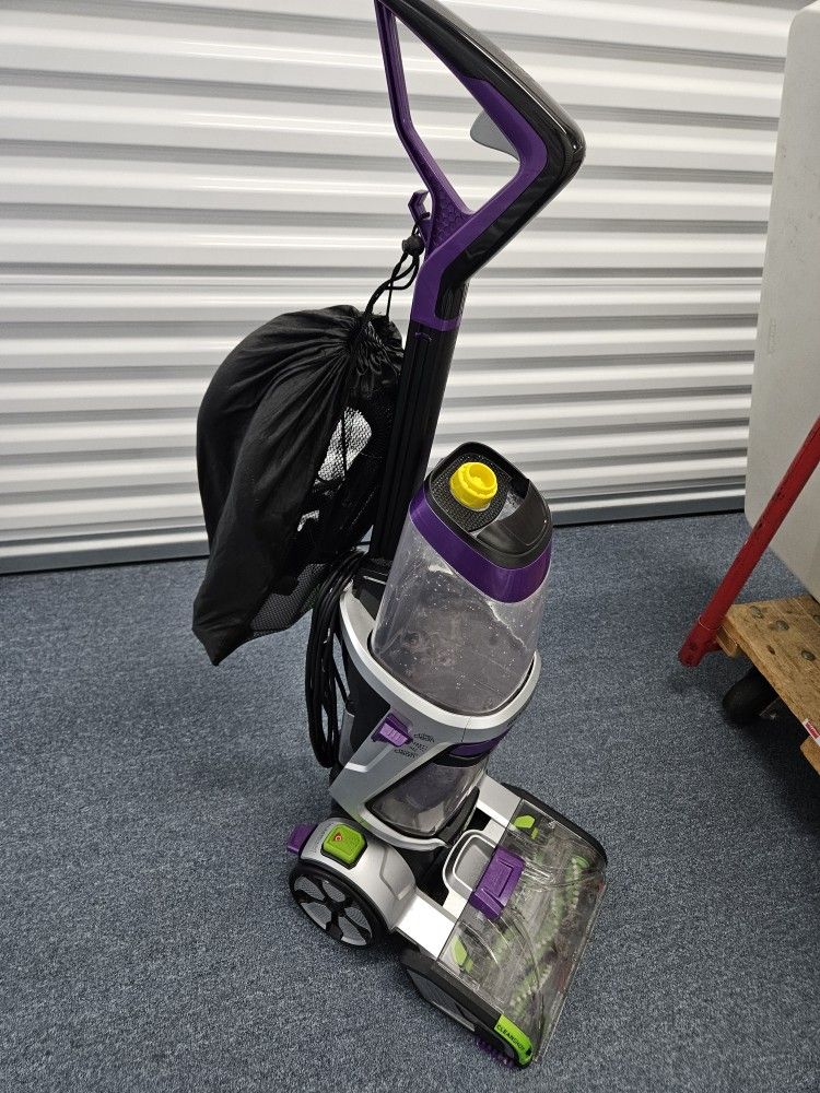 Carpet cleaner...clean your chairs as well. Car seats and carpet too.....works great!