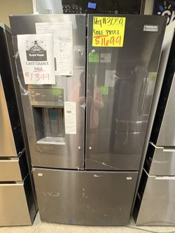 Frigidaire Refrigerator Black Stainless Steel 