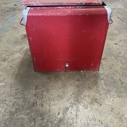 Vintage 1940s-1950s Action MFG Co Coca Cola Metal Cooler Original - Collectible