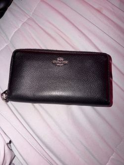 Black Coach Wristlet