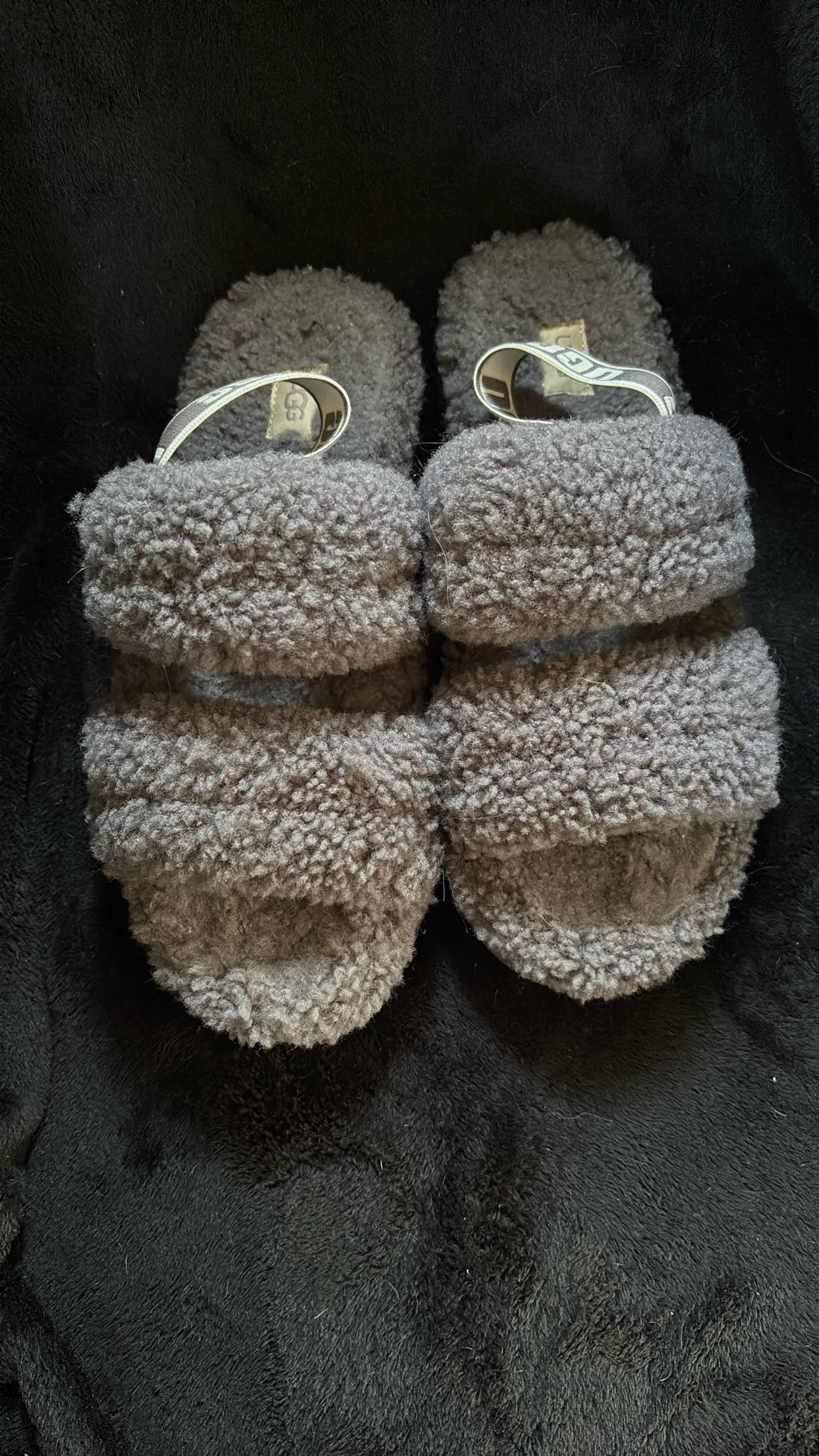 Uggs Furry Slippers Size 11