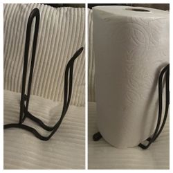 Metal towels paper roll holder