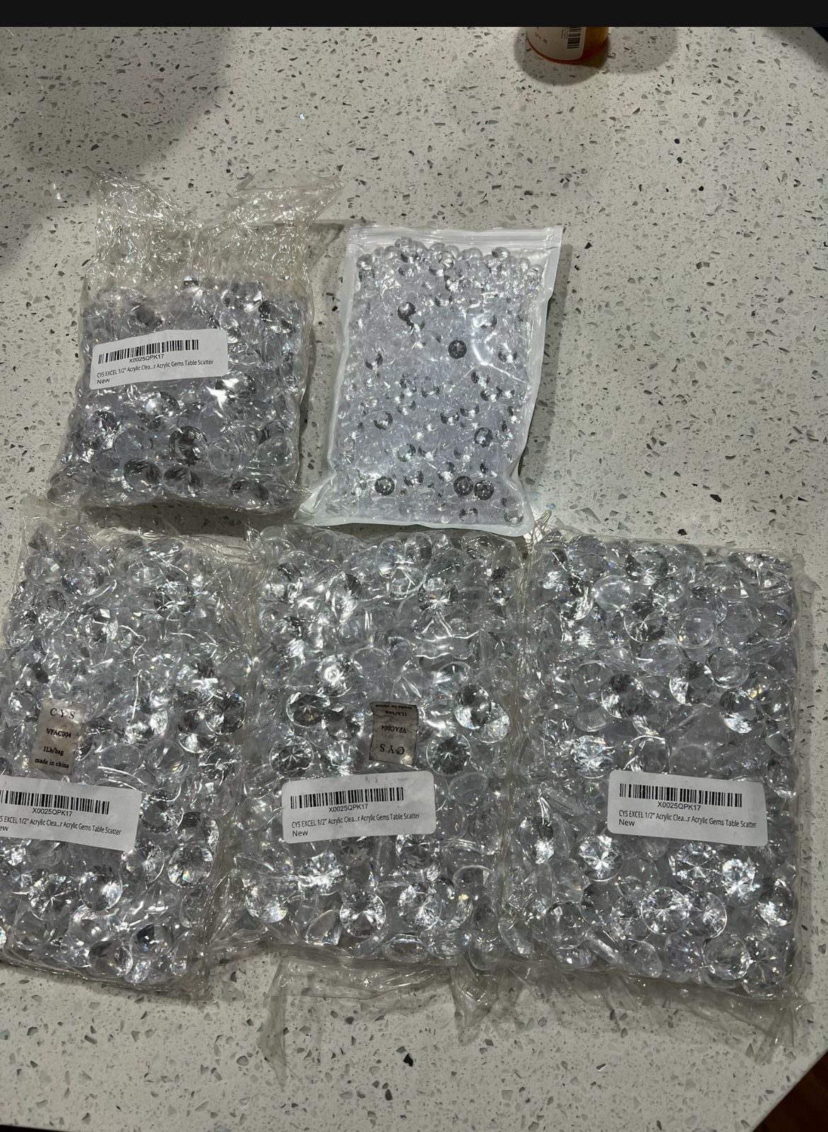 Acrylic Clear Diamonds
