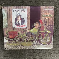 Harley Davidson Metal Sign