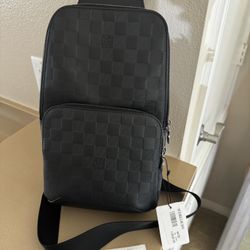 Authentic LV Avenue Sling Damier Onyx