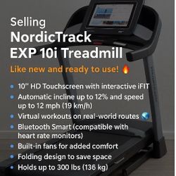 Nordictrack Exp10i Treadmill