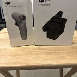 DJI Motion Controller And Batteries 