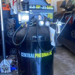 Central Pneumatic 125 PSI, 21 GAL 2.5 HP