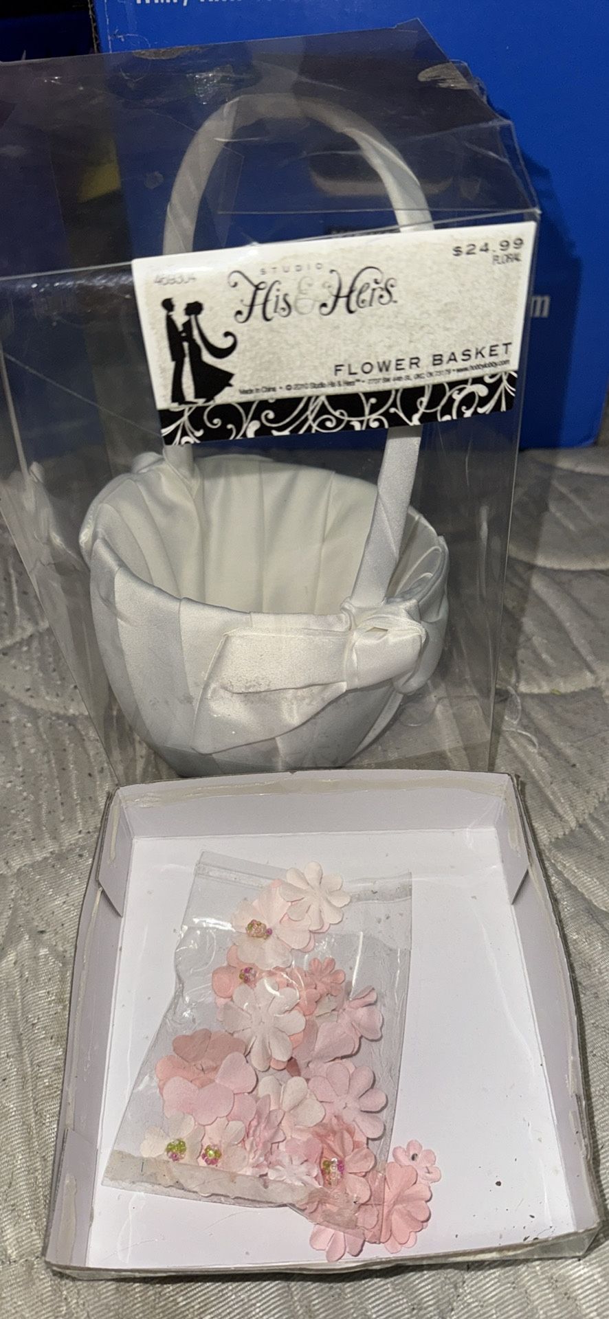 Flower Girl Basket For Wedding