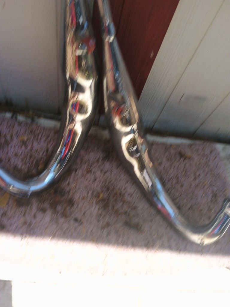 Exhaust Muffler Pipes Yamaha Banshee Steel Or Aluminum I Don't Know