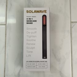 Solawave Radiant Renewal Skincare Wand - Red Light Therapy, Micro Current And More