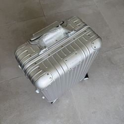Rimowa Silver Carry-On Spinner Suitcase