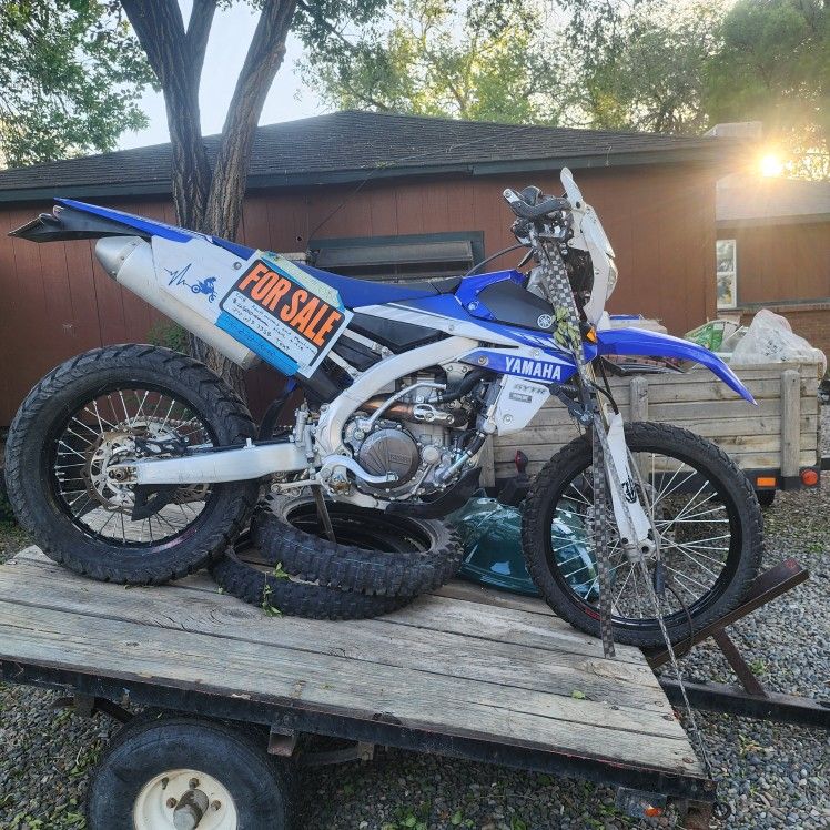 2017 yamaha WR 450F 2,500 miles With Title