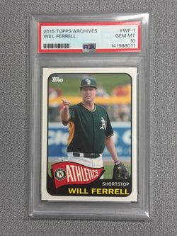 2015 Topps Will Ferrell PSA 10