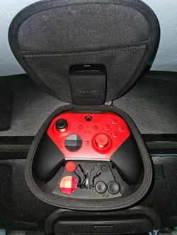 Xbox Red And Black Wireless Elite Series 2 Controller