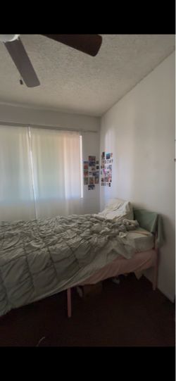 twin bed framd w or w/o twin mattress