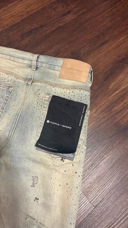 purple jeans