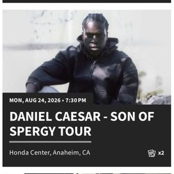 Daniel Caesar Tickets 